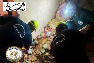 استمرار انتشال جثث الضحايا في مدينة درنة