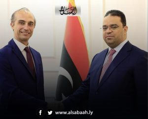 العابد يبحث مع السفير الايطالي تعزيز قطاع العمل والتأهيل