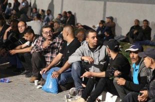 قوات الاحتلال تحتجز مئات العمّال الفلسطينيين