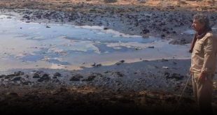 تسريبات نفطية تلوث أجزاء من خليج السدرة