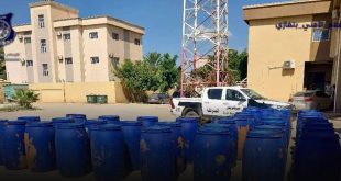 ضبط 40 برميلا من الخمور محلية الصنع في بنغازي