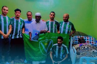 مشجعو النصر يزورون نجم الأهلى بنغازي الدولي السابق على مرسال