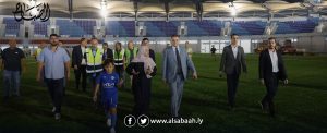 رئيس الحكومة يتفقد ملعب النهر قبل افتتاحه