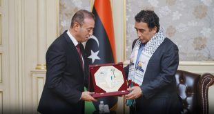 المنفي يؤكد دعم ليبيا للشعب الفلسطيني