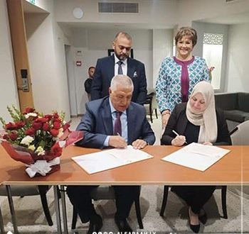 اتفاقية بين دار الوفاء لرعاية المسنين طرابلس وجمعية الرحمة وفاقدي السند بالمكنين التونسية