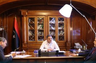 الدبيبة يبحث مع بن قدارة إجراءات تشغيل مجمع رأس لانوف