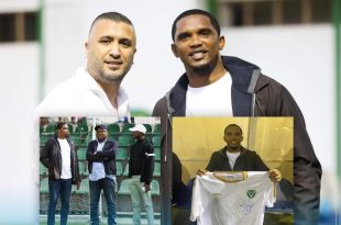 منتخب الكاميرون يظهر بنادي النصر في أول تدريب قبل لقاء ليبيا