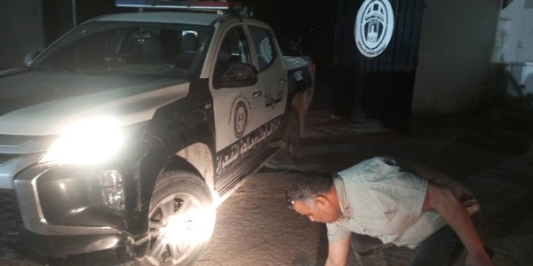 انتشال قذيفة من داخل نادي "المدينة" بطرابلس