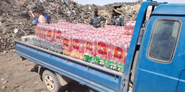 ضبط وإتلاف مواد غذائية غير صالحة للاستهلاك بسبها