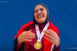 "رتاج السايح" تتوّج بذهبية القرص في البطولة العربية