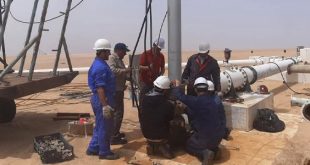 إعادة تشغيل آبار النهر في السرير وتازربو