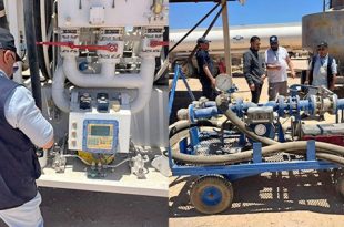 البريقة تواصل أعمال المعايرة القانونية السنوية لمستودعات ومطارات النفط