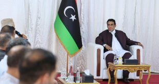 المنفي يبحث ملف المصالحة الوطنية مع وفد مصراتة