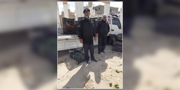 ضبط كمية من الخضروات غير الصالحة للاستهلاك بأجدابيا