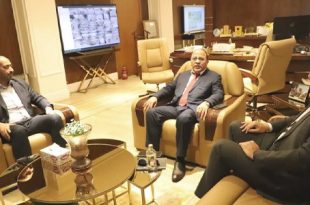 الخليج العربي تبحث مع إس إل بي تعزيز الإنتاج وتطوير الحقول الهامشية