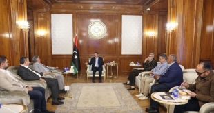 الدبيبة يتابع مع الهيئة الطرابلسية تطورات الأوضاع في العاصمة