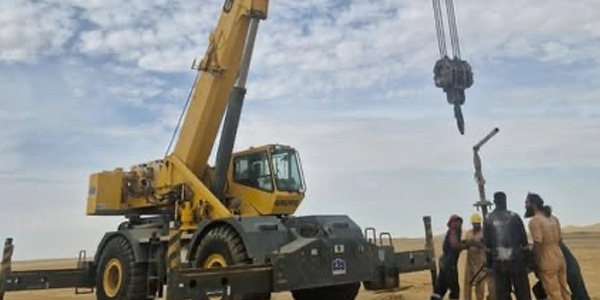 الخليج العربي تحفر بئر مياه جديد بحقل البيضاء لتأمين احتياجات التشغيل