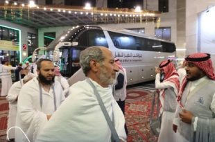 الفوج العاشر من حجاج تنسيقية طرابلس يصل مكة المكرمة