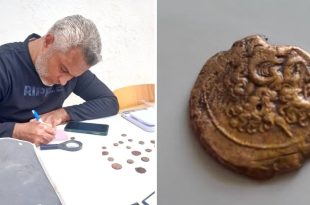 العبيدي يُسلم 24 قطعة نقدية أثرية لمراقبة آثار بنغازي