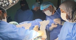 عملية جراحية ناجحة لطفل رضيع في المستشفى الجامعي طرابلس