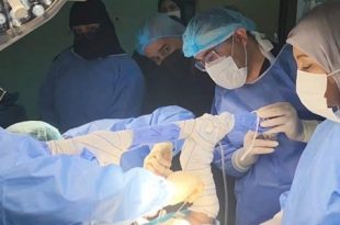 عملية جراحية ناجحة لطفل رضيع في المستشفى الجامعي طرابلس