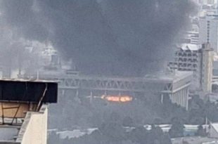 استهداف مبنى الإذاعة والتلفزيون الإيراني في طهران