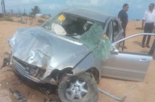 حادث مأساوي في جربة.. وفاة مواطن ليبي ونجاة ابنه