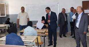 وكيل التعليم يتفقد أعمال سير الامتحانات ببلدية الماية