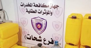 مداهمة مصنع للخمور داخل مشتل زراعي في شحات