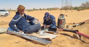جهود لإصلاح عطل خط الكهرباء رقم 13 باوباري