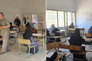 انطلاق امتحانات الثانوية بنالوت ومراقب البلدية يتفقد اللجان