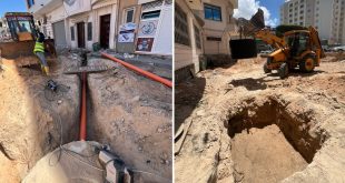 أعمال صيانة مكثفة للبنية التحتية في زاوية الدهماني بطرابلس المركز