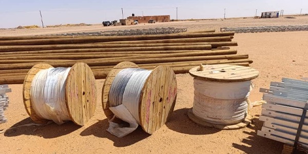 ضبط مواد كهربائية مسروقة جنوب البلاد