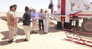 حفر بئر زراعي بمنطقة المرحان جنوب شرق الزنتان