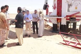 حفر بئر زراعي بمنطقة المرحان جنوب شرق الزنتان