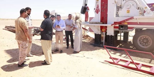 حفر بئر زراعي بمنطقة المرحان جنوب شرق الزنتان