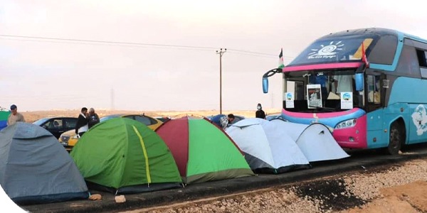 حقوق الإنسان تطالب بالإفراج عن مشاركين في قافلة دعم غزة اعتقلوا بسرت