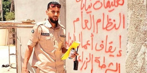 الشرطة الزراعية طرابلس توقف أعمال بناء مخالفة بمنطقة السدرة 