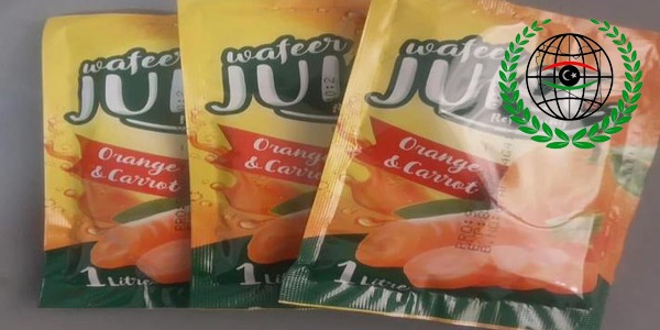 رفض شحنة عصائر تحتوي على مادة ملونة محظورة