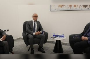 اللافي يؤكد لأورلاندو على التقدم الأمني واستعداد الحكومة لاجتماع برلين