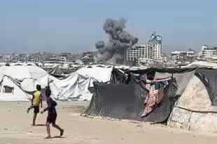 24 قتيلًا في قصف إسرائيلي على استراحة للنازحين في غزة