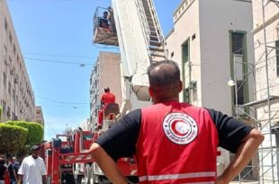 إخماد حريق بطرابلس وإسعاف مُصابين