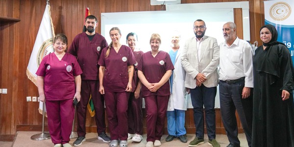اختتام الدورة التدريبية الرابعة للعلاج الطبيعي بمستشفى الحوادث أبوسليم
