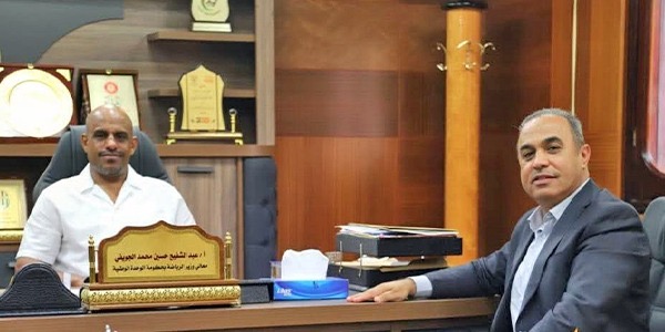الجويفي يناقش المُغربي تجهيزات سداسي التتويج بميلانو