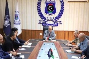 المباحث الجنائية تناقش مع يوبام التعاون الفني