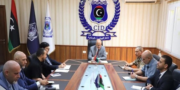 المباحث الجنائية تناقش مع يوبام التعاون الفني