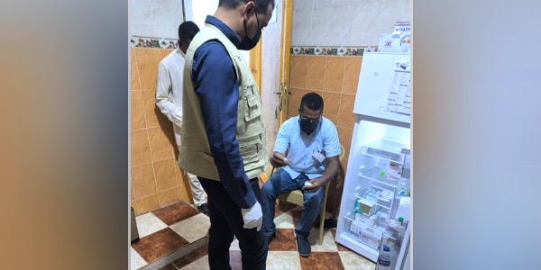 مخالفات صحية بالجملة في مستشفى القرضة وأحد مراكز طب الأسنان بأبو سليم