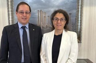 خوري تبحث مع السفير الروسي سُبل دفع العملية السياسية بالبلاد