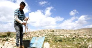 تعطل آبار مياه تخدم 70 ألف فلسطيني بعد هجوم مستوطنين صهاينة