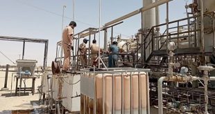 إعادة تشغيل معمل الديزل بحقل البيضاء
